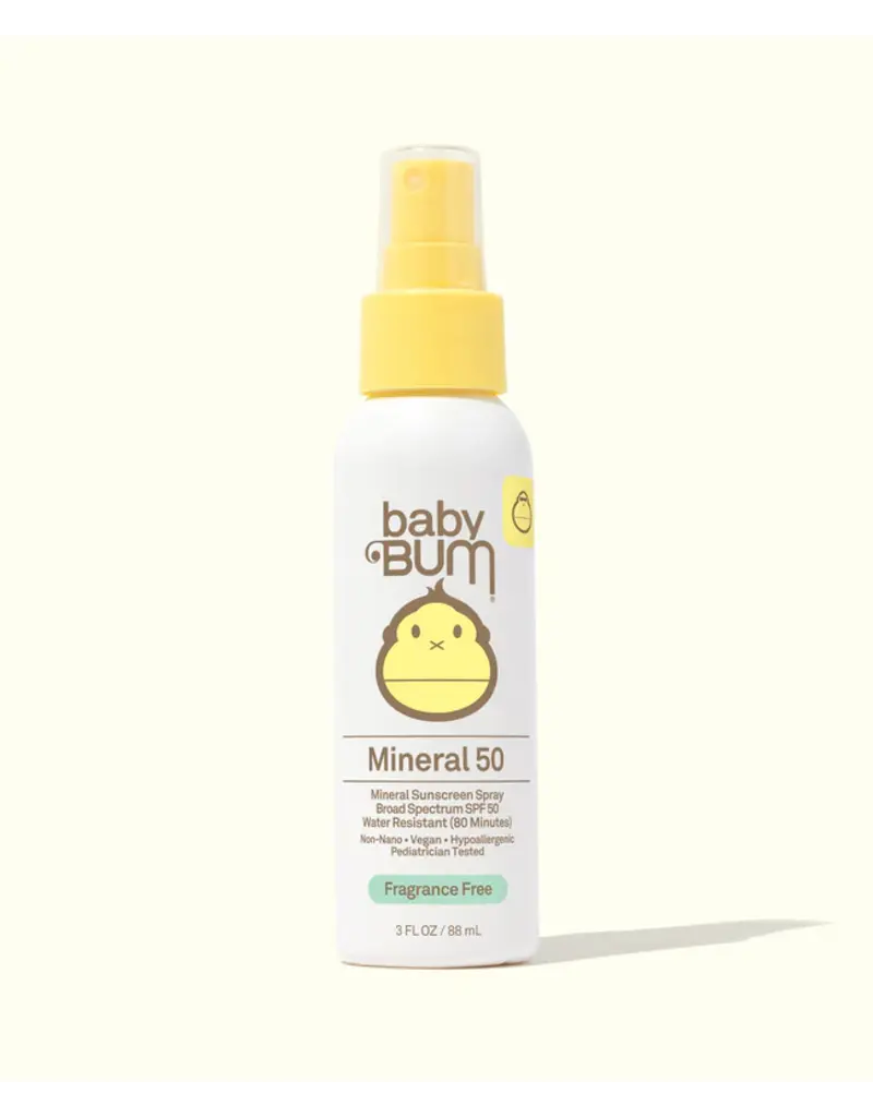 SUN BUM BABY BUM SPF 50 MINERAL SUNSCREEN SPRAY-3 oz