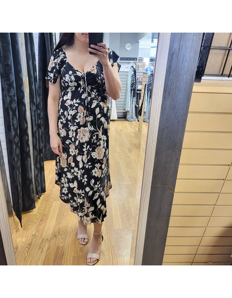 FLORAL OFF SHOULDER DRESS