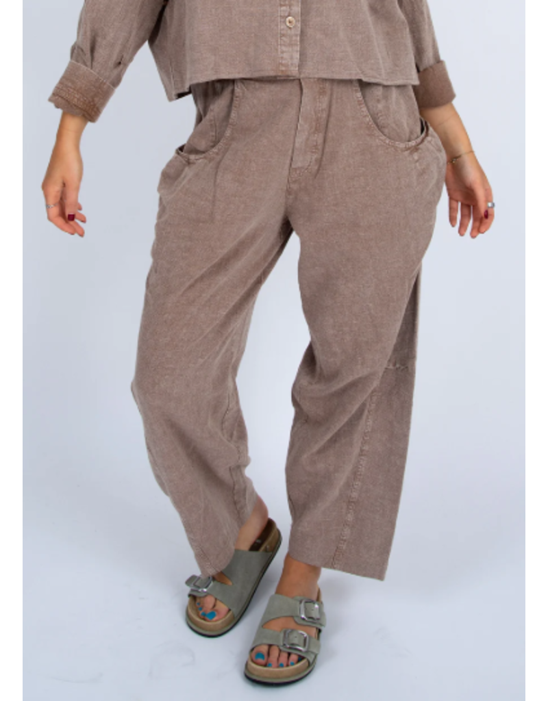RD STYLE AMALFI PULL ON BARREL PANTS