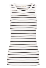 HIZAMOND STRIPED TANK - COTTON BLEND