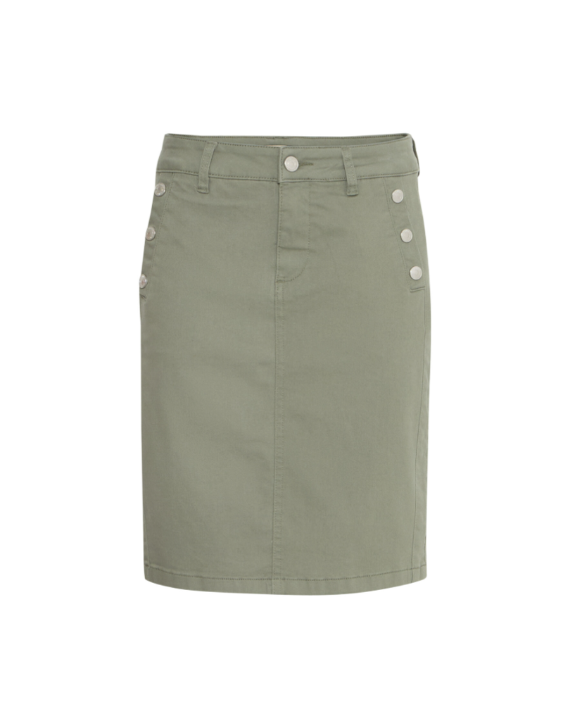 LOMAX SKIRT AGAVE  - COTTON BLEND