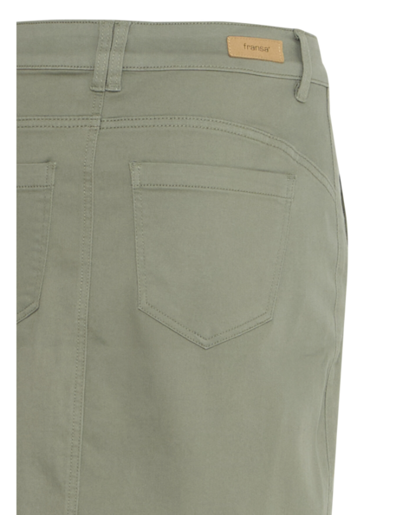 LOMAX SKIRT AGAVE  - COTTON BLEND