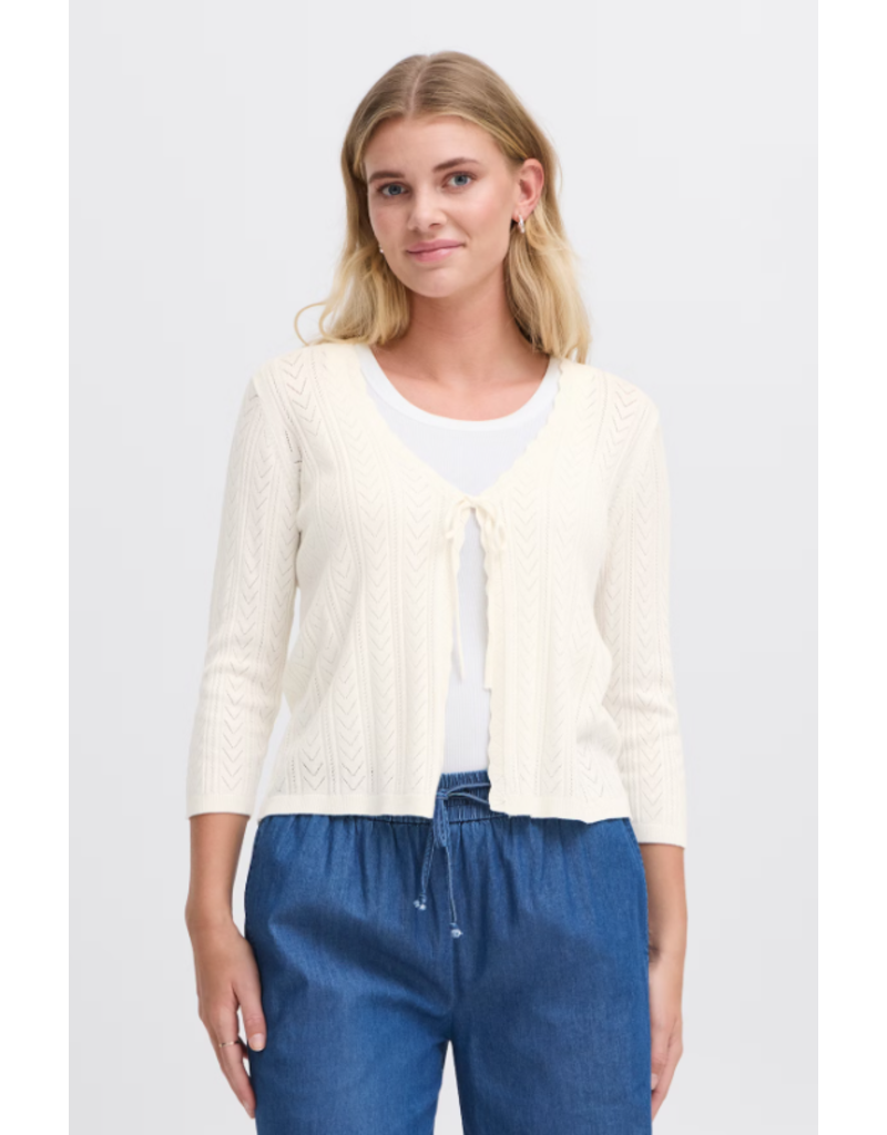 LORA CARDIGAN WHISPER WHITE