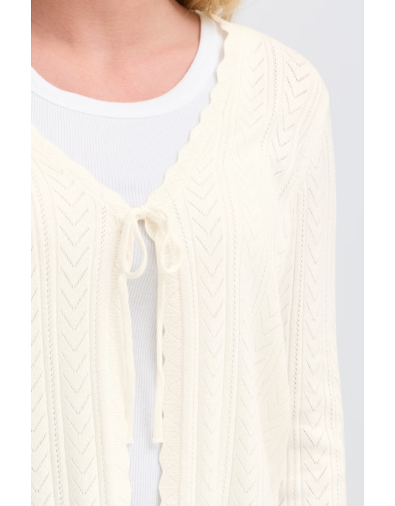 LORA CARDIGAN WHISPER WHITE