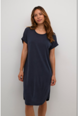 CULTURE KASJSA T-SHIRT DRESS SALUTE NAVY