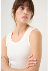 CULTURE KAYO COTON TANK TOP SPRING GARDENIA