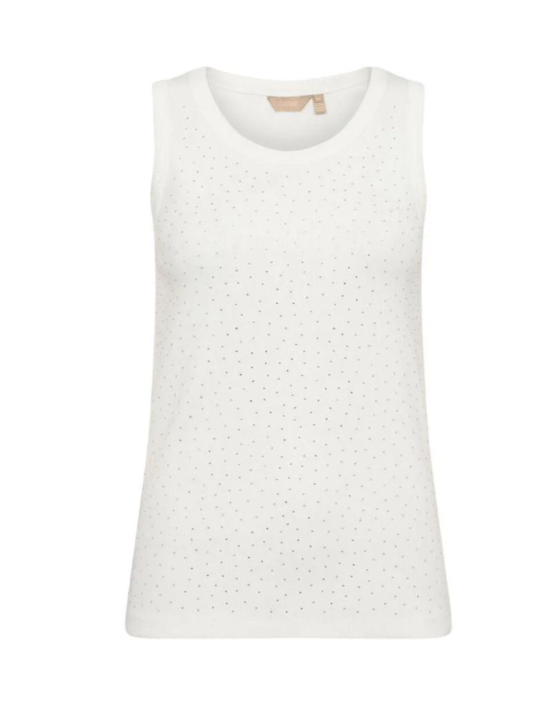 CULTURE KAYO COTON TANK TOP SPRING GARDENIA