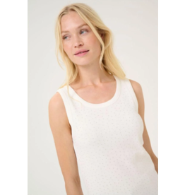 CULTURE KAYO COTTON TANK TOP SPRING GARDENIA