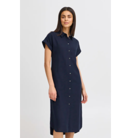 MALLIA  DRESS - LINEN BLEND