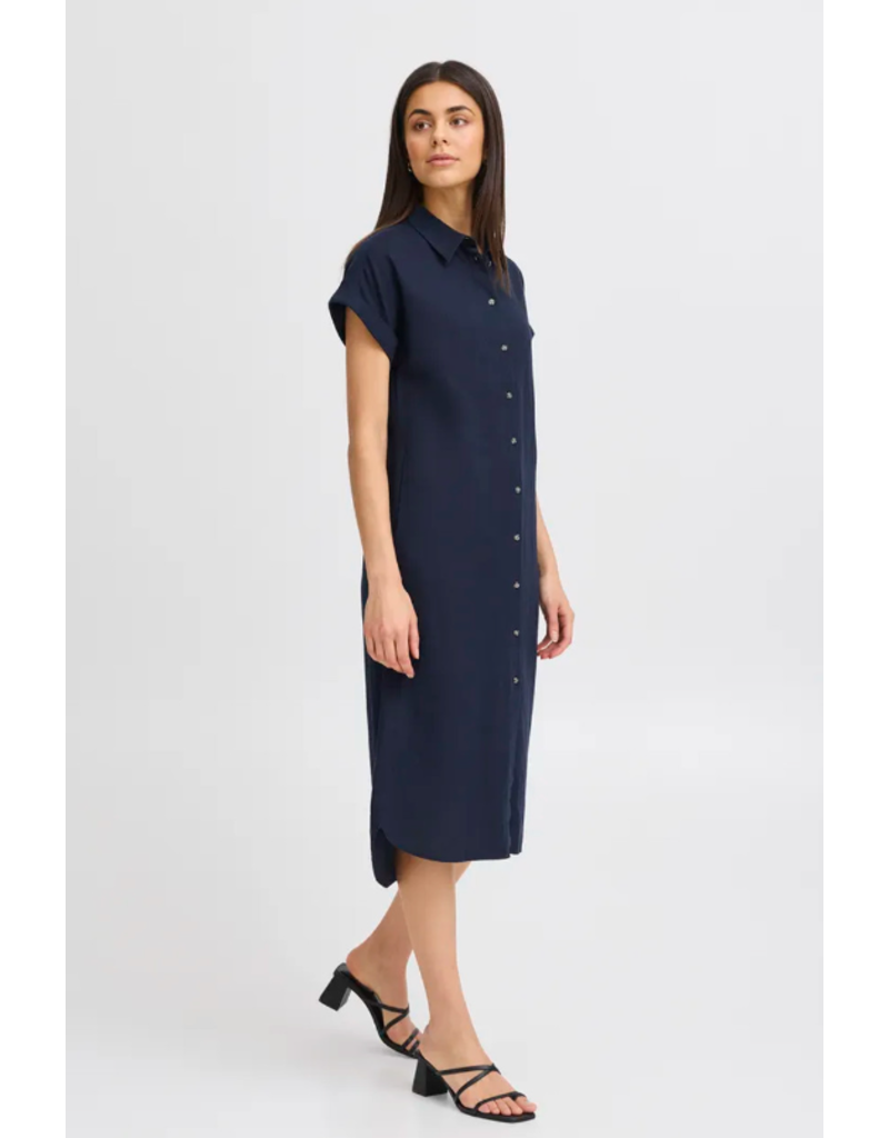 MALLIA  DRESS - LINEN BLEND