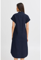 MALLIA  DRESS - LINEN BLEND