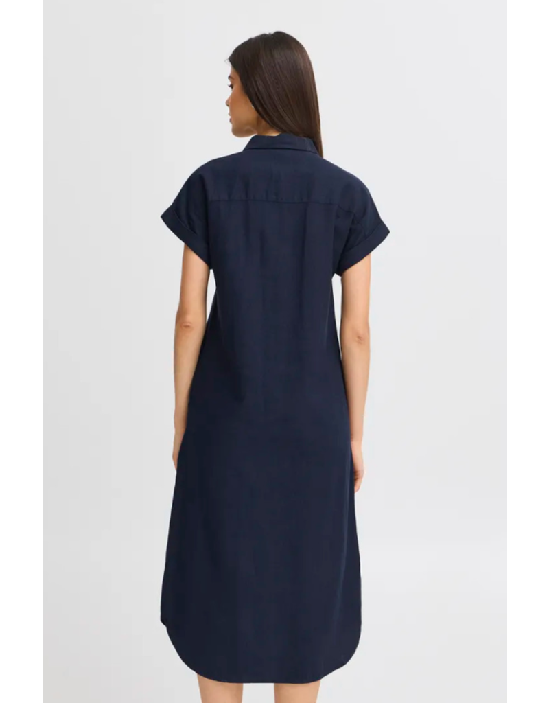 MALLIA  DRESS - LINEN BLEND