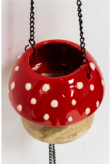 MUSHROOMS HANGING PLANTER/RAIN