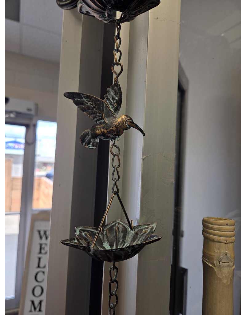 METAL HUMMINGBIRD SUNCATCHER