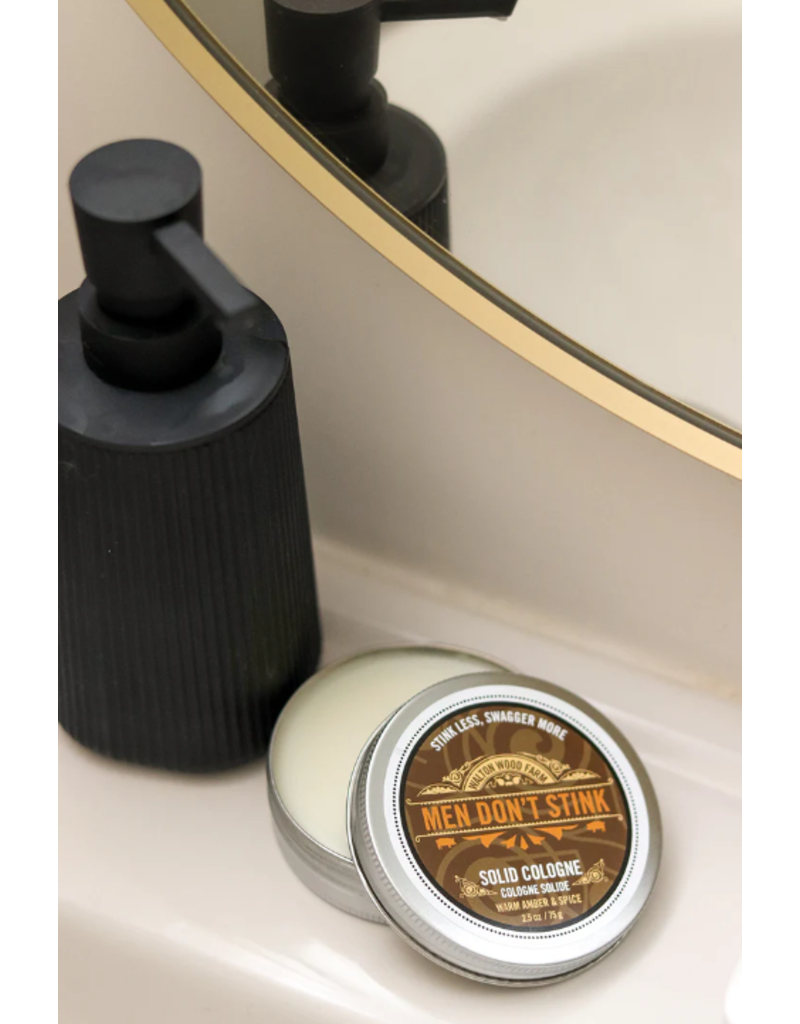 SOLID COLOGNE - 2.5 oz - WARM AMBER SPICE