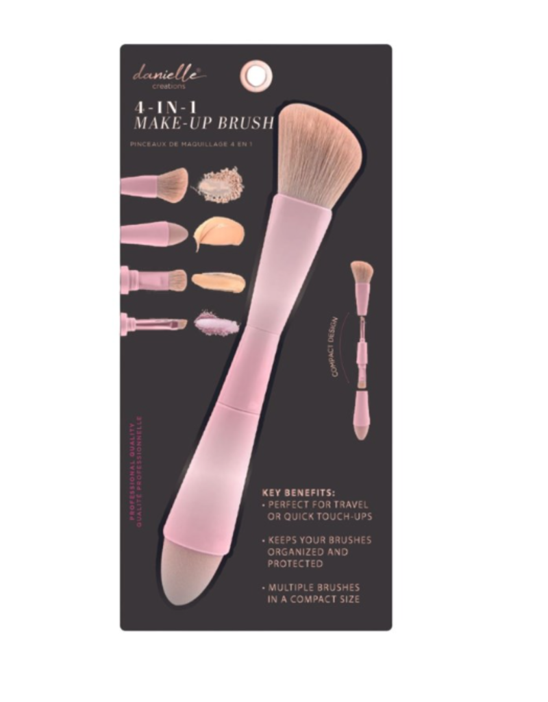 4 IN 1 MAKE UP BRUSH SET  BLACK