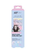 4PC HEATLESS CURLING SET - BLUE & PINK PASTEL
