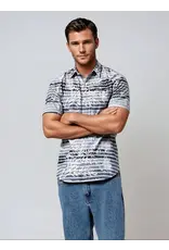 MENS DRY EDITION 4 WAY STRETCH BUTTON UP TOP