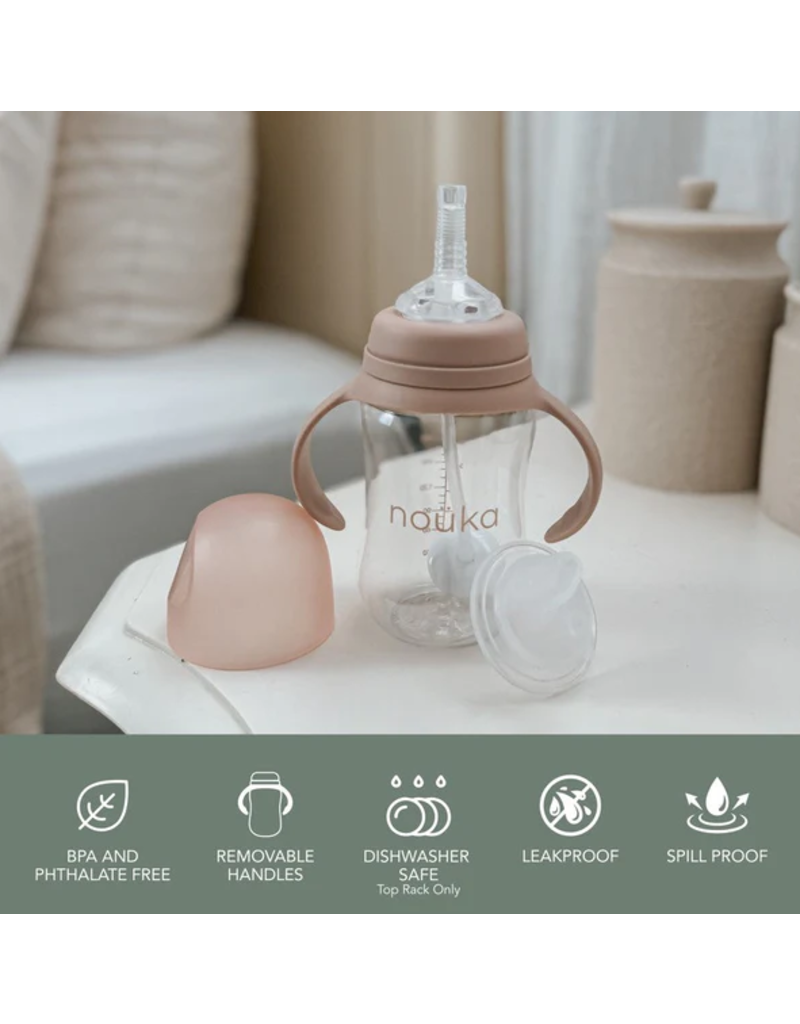 NOUKA TRANSITIONAL SIPPY/WEIGHTED STRAW CUP