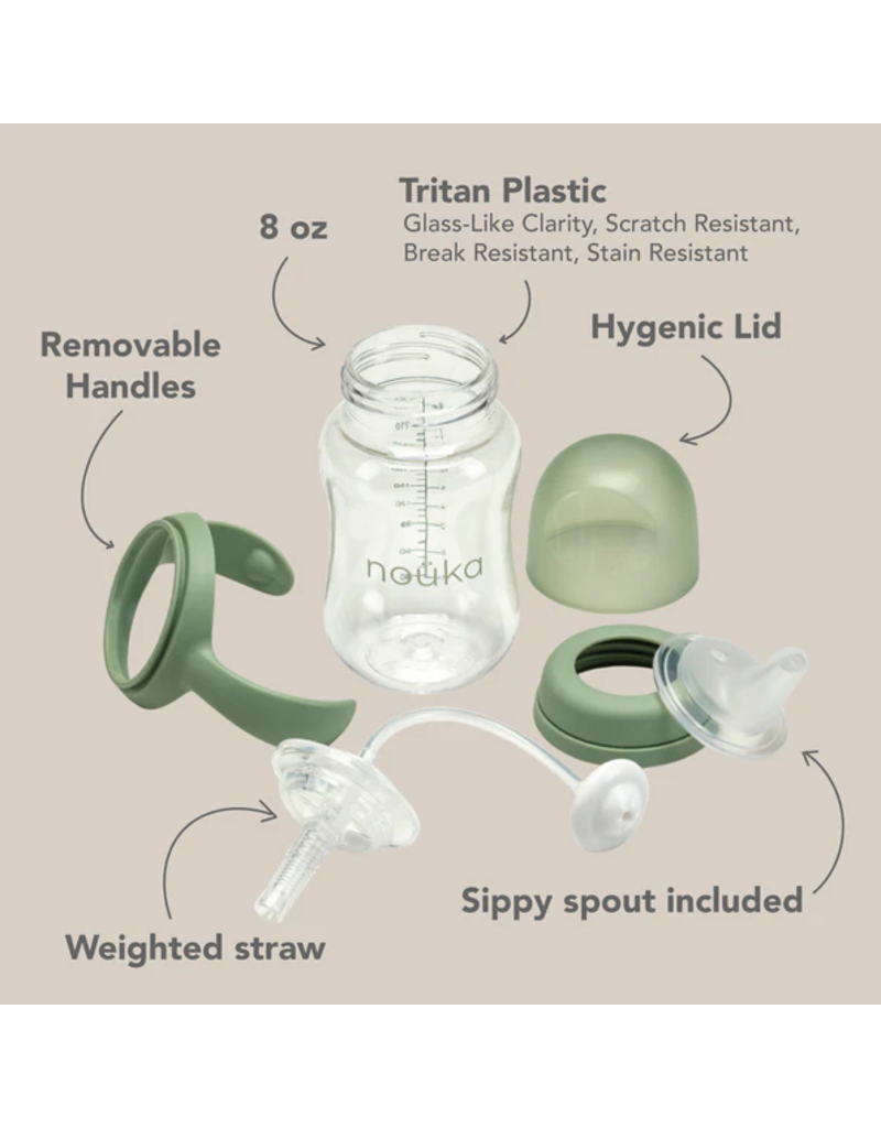 NOUKA NOUKA TRANSITIONAL SIPPY/WEIGHTED STRAW CUP