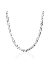 STERLING SILVER WHEAT LINK CHAIN -18"