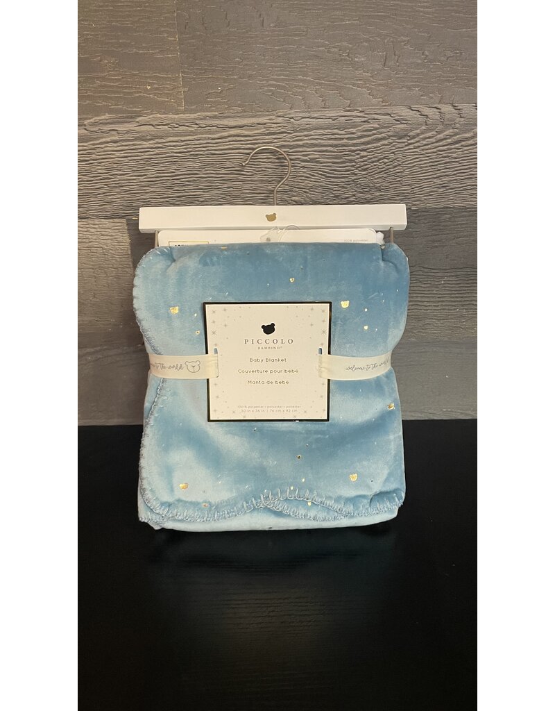 PICCOLO GLITTER MICROPLUSH WITH SHERPA BLANKET - 30 X 40