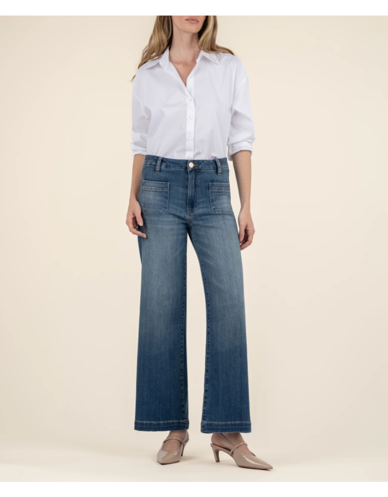 KUT MEG HIGH RISE PATCH POCKET JEAN