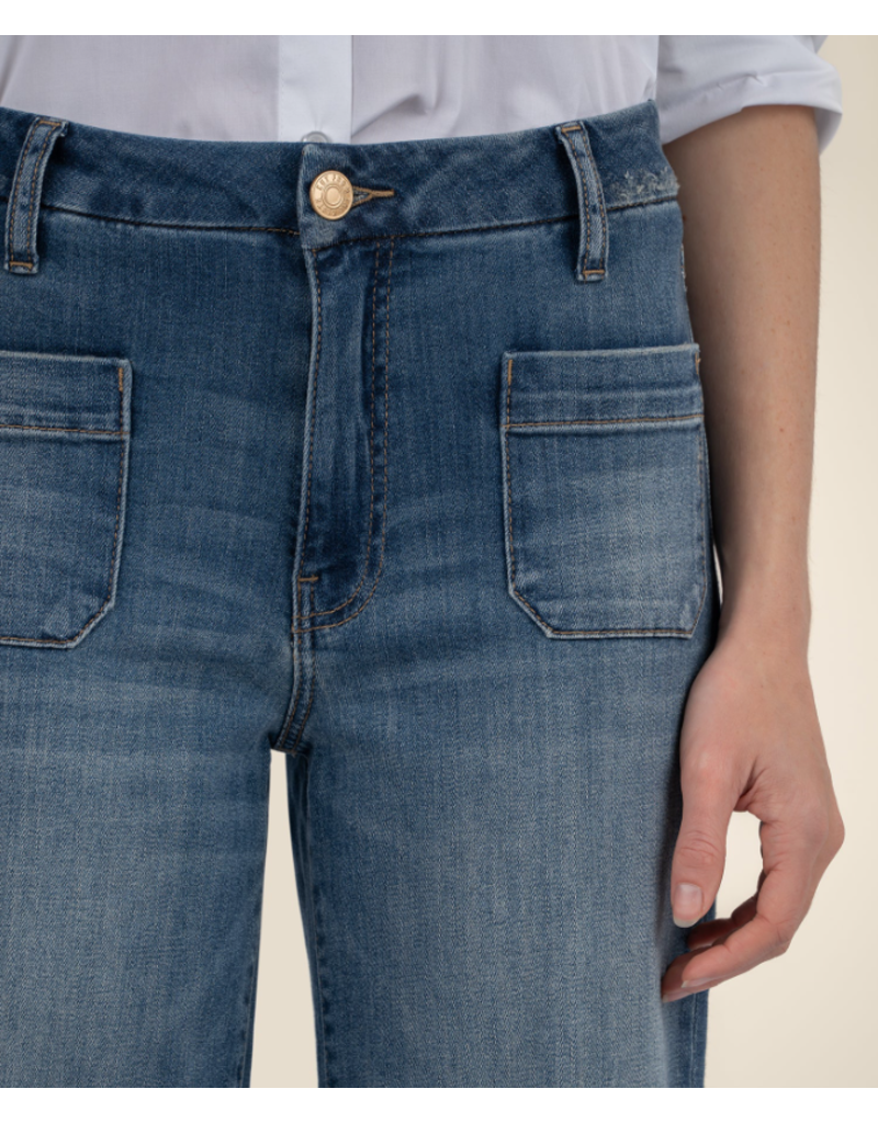 KUT MEG HIGH RISE PATCH POCKET JEAN