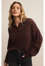 Z SUPPLY LOOKING GLASS POLO SWEATER
