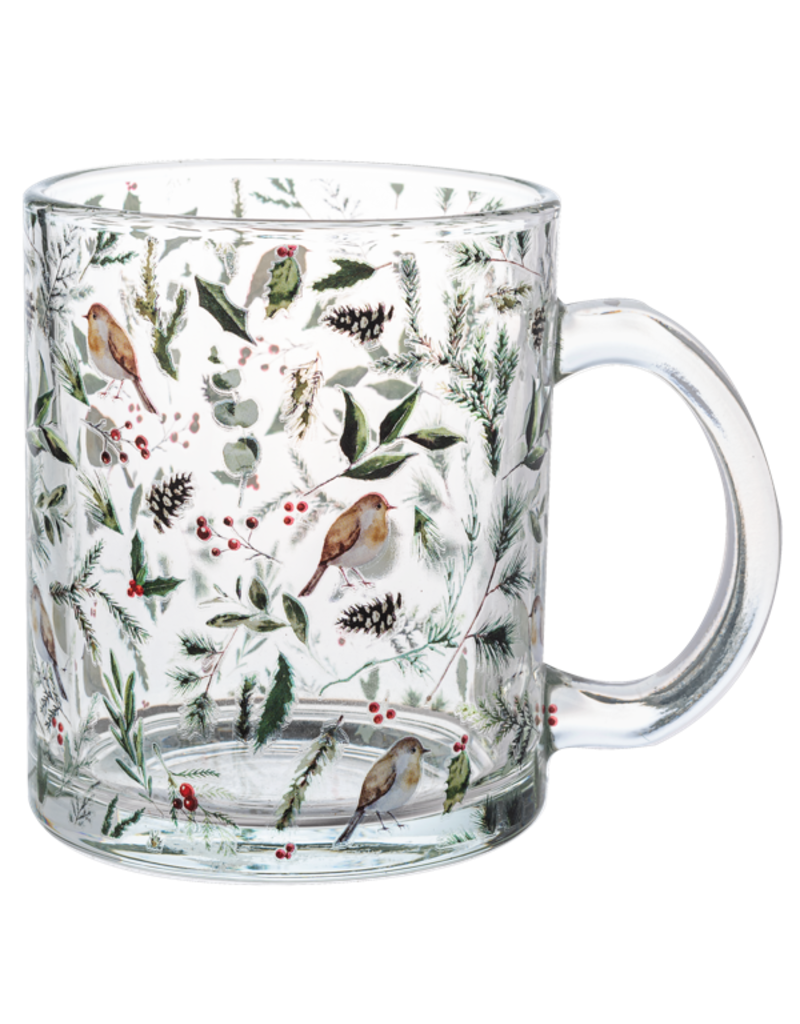 WOODLAND GLASS MUG - 11OZ