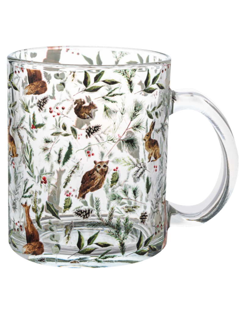 WOODLAND GLASS MUG - 11OZ