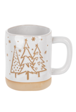 WINTER TREE CERAMIC MUG - 21 OZ