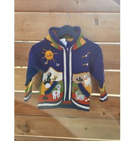 MODE SABI B KIDS ZIP UP SWEATERS