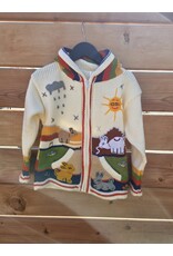 MODE SABI B KIDS ZIP UP SWEATERS