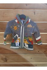 MODE SABI B KIDS ZIP UP SWEATERS