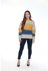 CONFETTI MUSTARD STRIPE SWEATER