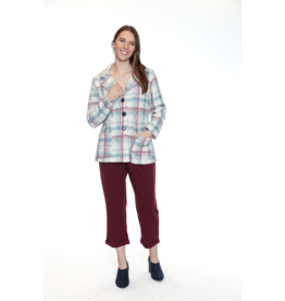 BOUCLE PLAID JACKET PASTEL
