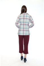 BOUCLE PLAID JACKET PASTEL