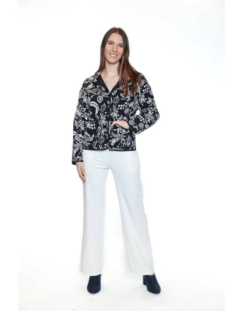 QUILTED PRINT JACKET