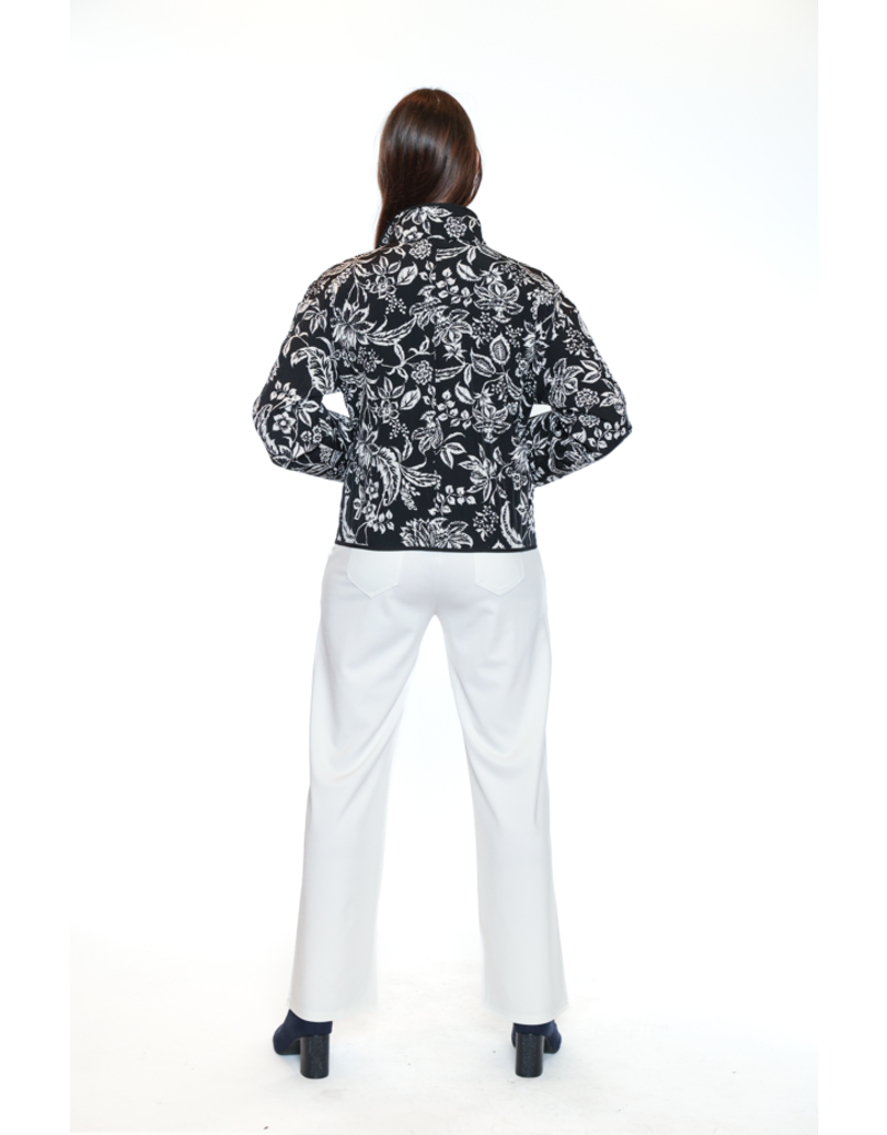 QUILTED PRINT JACKET