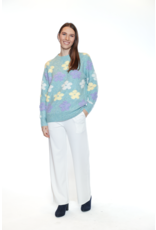 FLOWER SWEATER GREEN