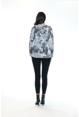 PRINTED ZIP UP LIGHT HOODIE