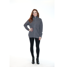 DOUBLE ZIPPER KNIT SWEATER