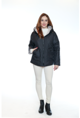 REVERSIBLE HOODED PUFFER JACKET