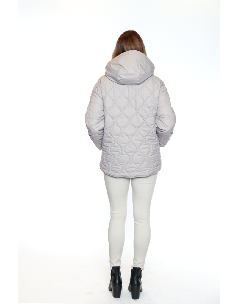 REVERSIBLE HOODED PUFFER JACKET
