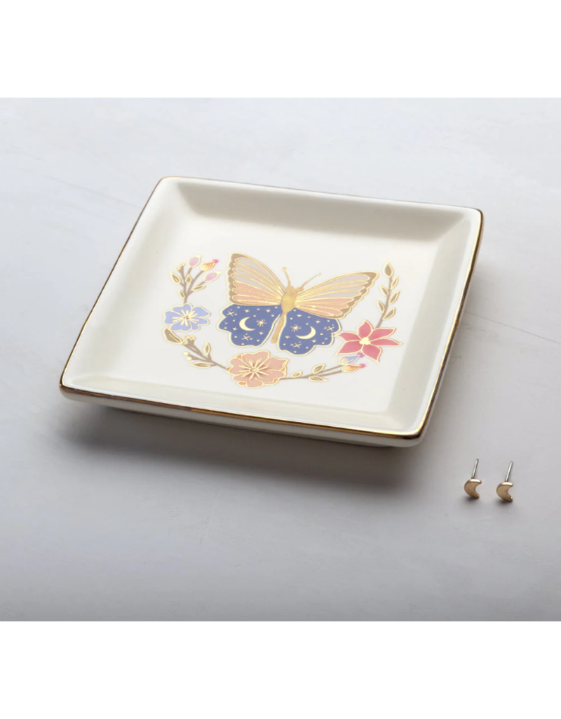 SCOUT JEWELRY DISH & STUD EARRING SET