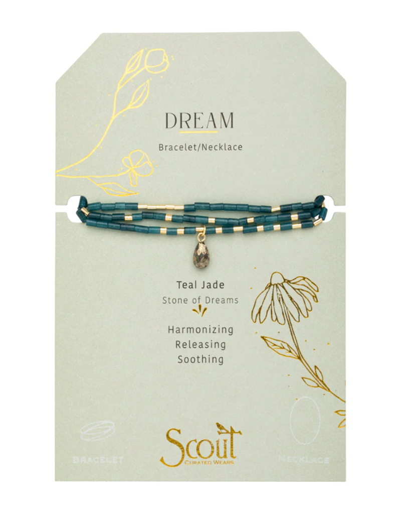 SCOUT TEARDROP STONE BRACELET/NECKLACE