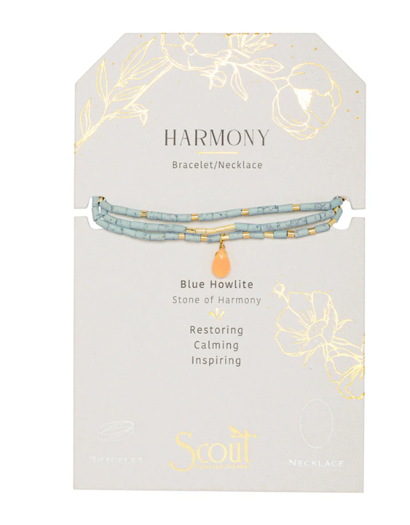 SCOUT TEARDROP STONE BRACELET/NECKLACE