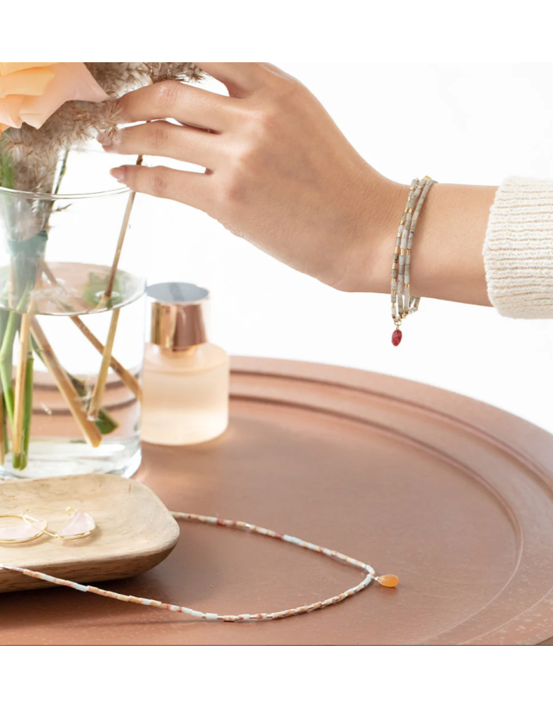 SCOUT TEARDROP STONE BRACELET/NECKLACE