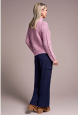 TRIBAL SPECIAL WASH COTTON MOCK NECK SWEATER